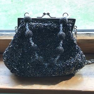 Dressy beaded clutch